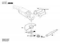 Bosch 3 603 C59 W08 Pws 1900 Angle Grinder 230 V / Eu Spare Parts